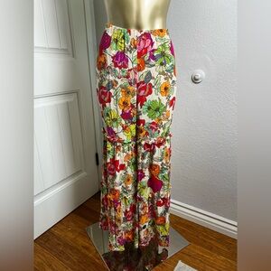 Coco Bianco Floral Pants S